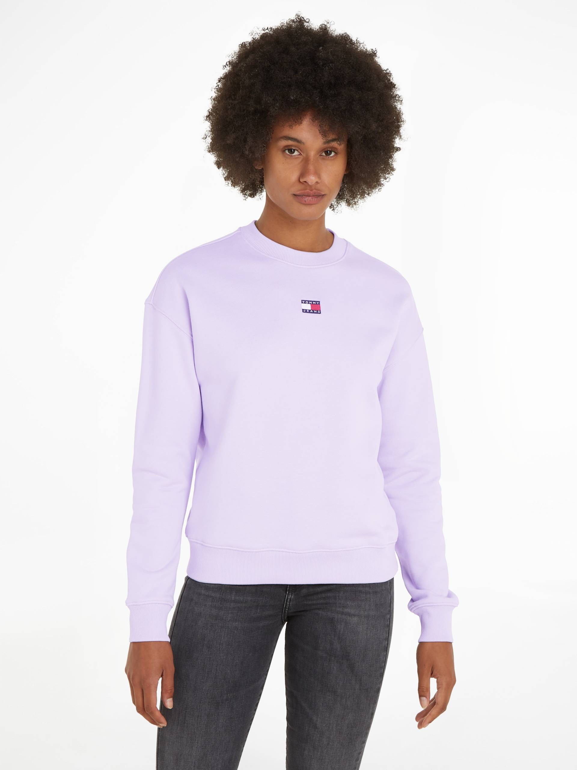 Tommy Jeans Sweatshirt, mit Dropshoulder-Design und Frontlogo von Tommy Jeans