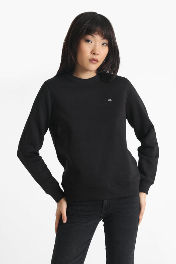 Tommy Jeans Sweatshirt | Black | Damen  | L von Tommy Jeans