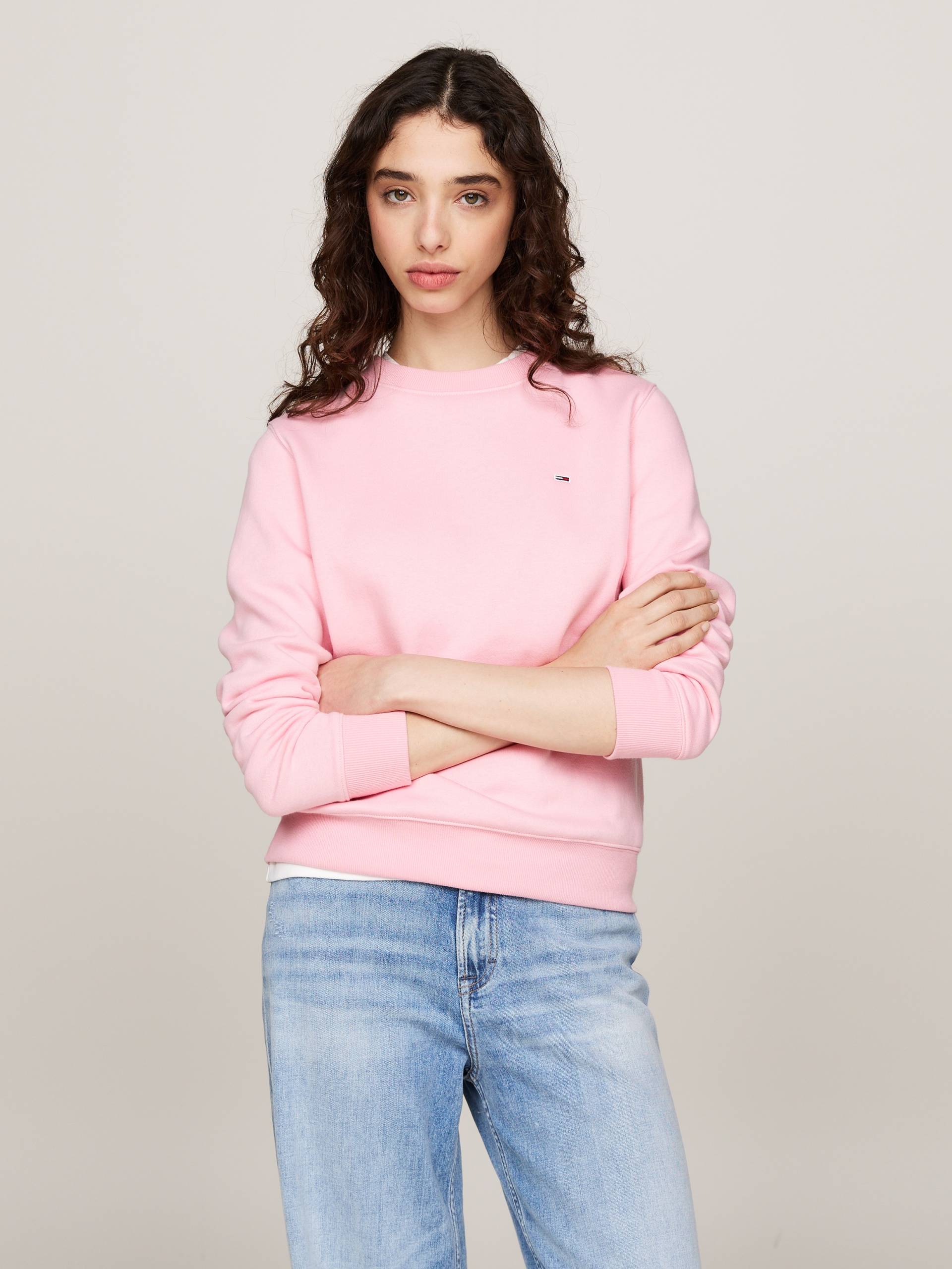 Tommy Jeans Sweatshirt »Regular Flag«, mit Logostickerei von Tommy Jeans