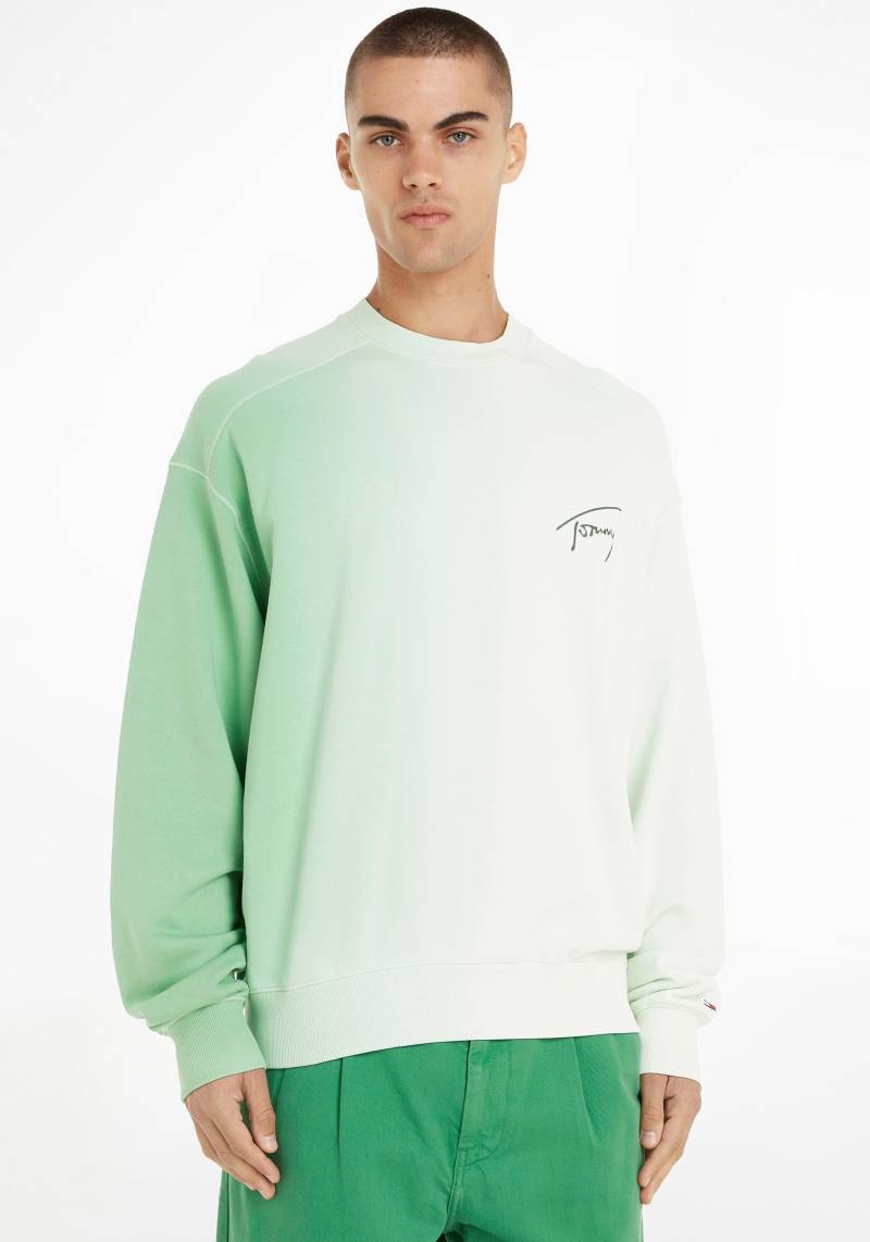 Tommy Jeans Sweatshirt »TJM BOXY DIP DYE SIGNATURE CREW«, in Dip Dye Optik von Tommy Jeans