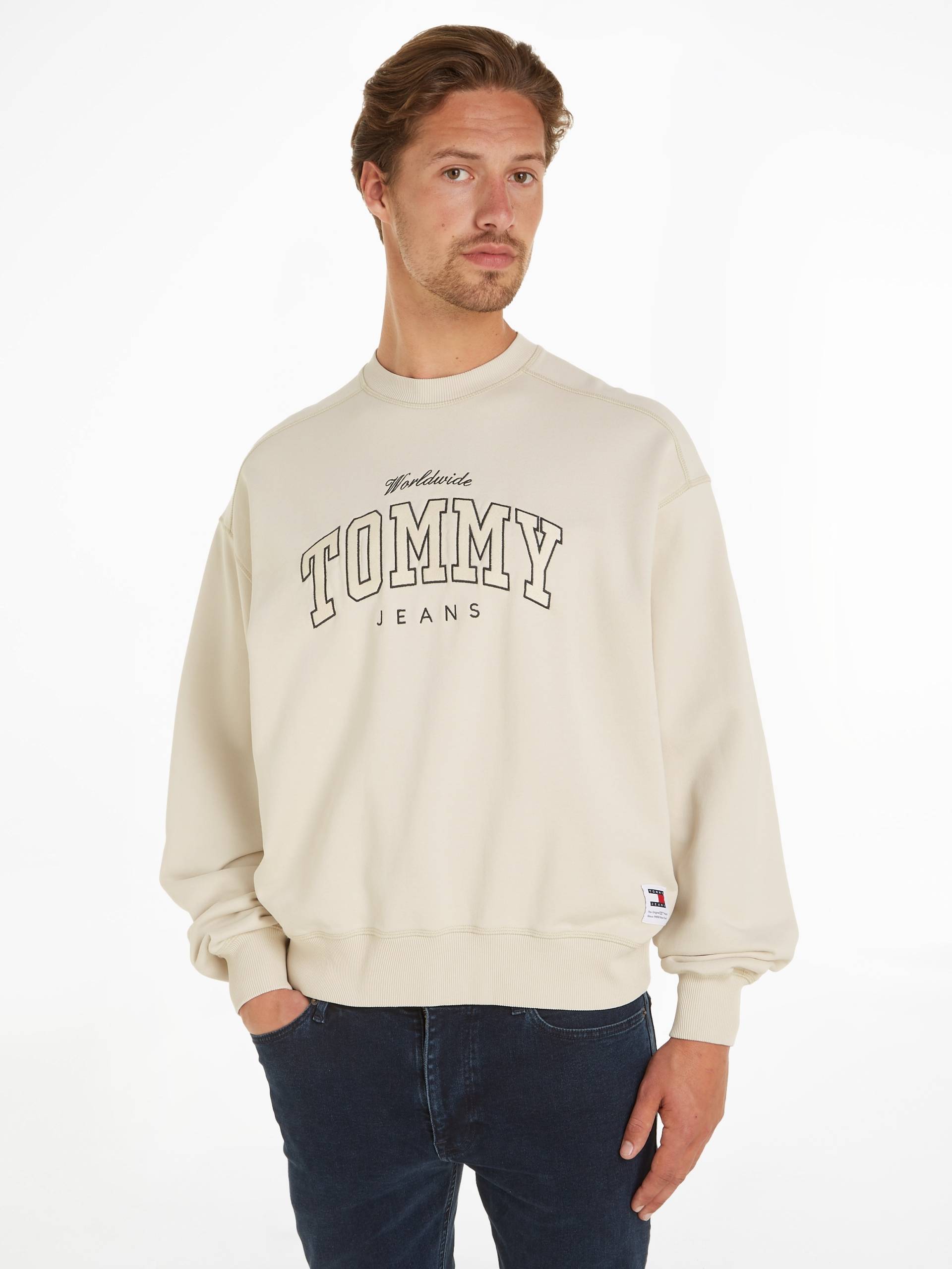 Tommy Jeans Sweatshirt »TJM BOXY VARSITY CREW EXT« von Tommy Jeans