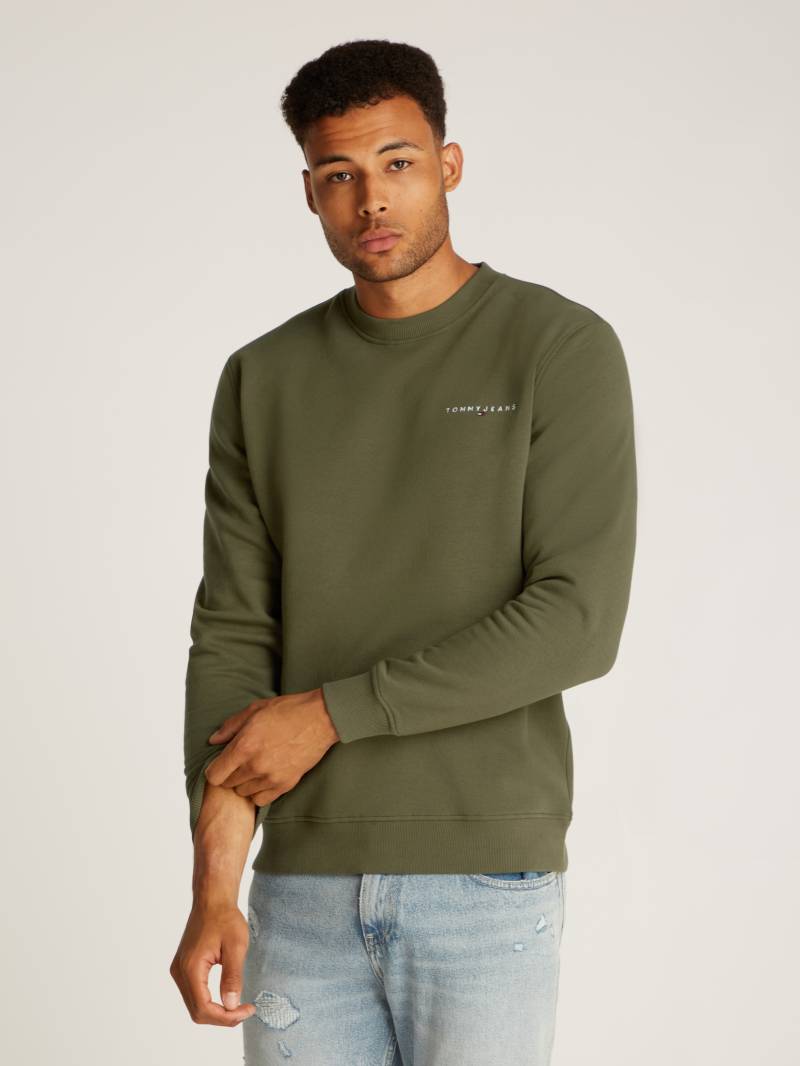 Tommy Jeans Sweatshirt »TJM REG LINEAR CREW EXT«, mit Logostickerei von Tommy Jeans