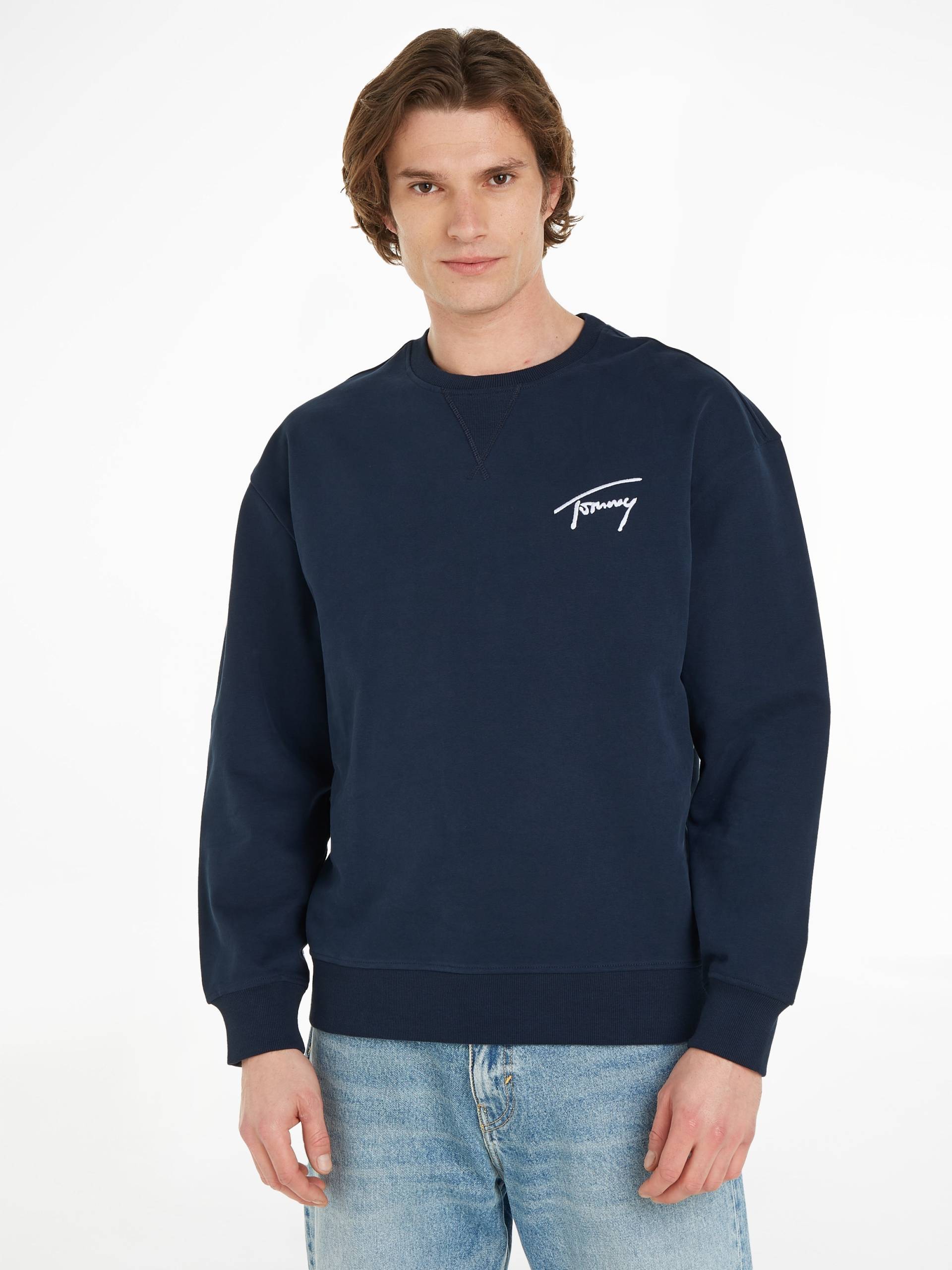 Tommy Jeans Sweatshirt »TJM RLX SIGNATURE CREW EXT«, mit Rundhalsausschnitt von Tommy Jeans