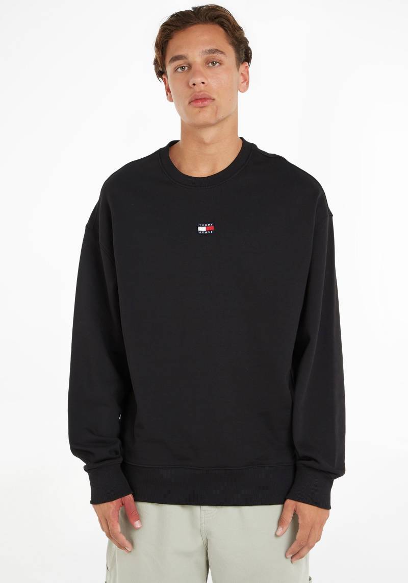 Tommy Jeans Sweatshirt »TJM RLX XS BADGE CREW«, mit Tommy Jeans Stickerei von Tommy Jeans