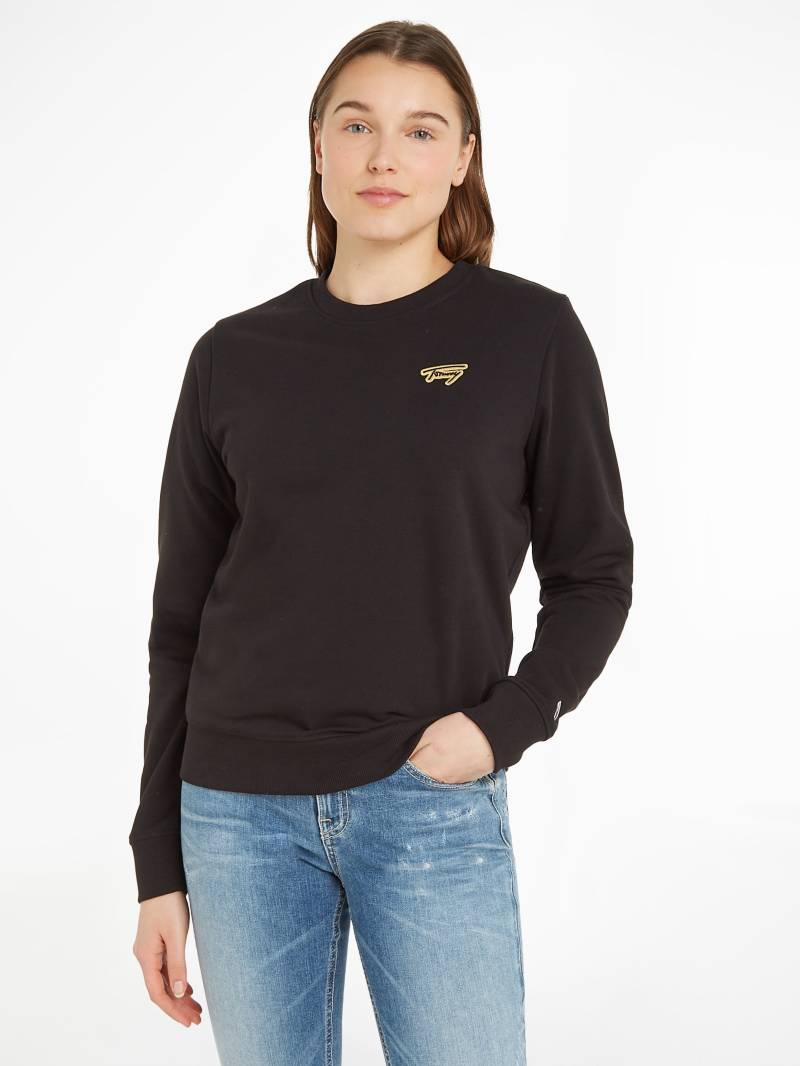 Tommy Jeans Sweatshirt »TJW REG GOLD SIGNATURE CREW«, mit goldfarbenen Signature Logo-Schriftzug von Tommy Jeans