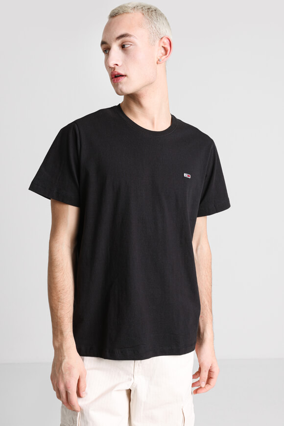 Tommy Jeans T-Shirt | Black | Herren  | L von Tommy Jeans