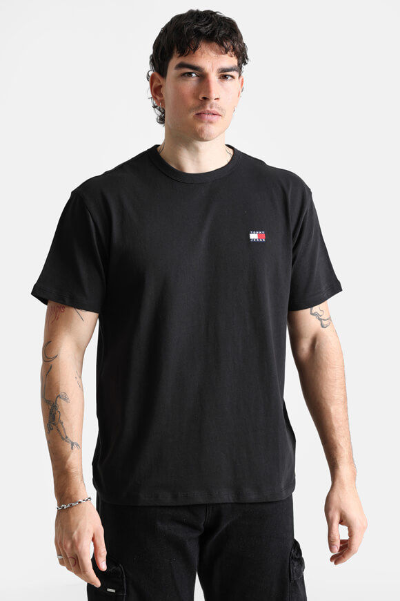 Tommy Jeans T-Shirt | Black | Herren  | L von Tommy Jeans