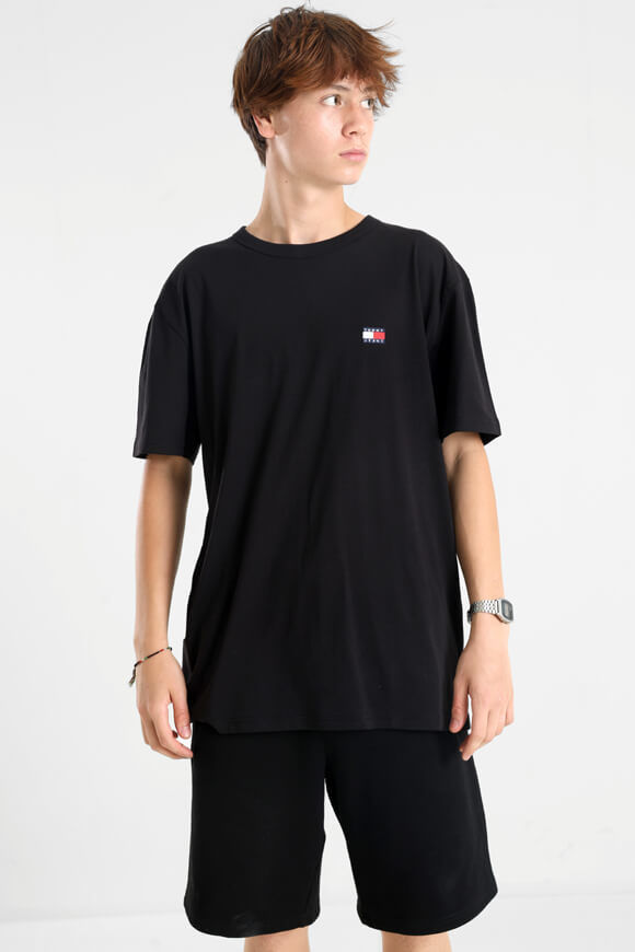 Tommy Jeans T-Shirt | Black | Herren  | L von Tommy Jeans