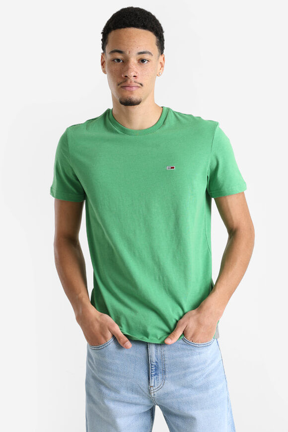 Tommy Jeans T-Shirt | Coastal Green | Herren  | L von Tommy Jeans