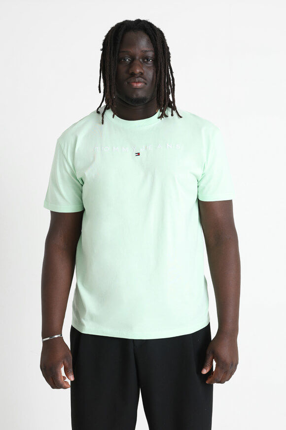 Tommy Jeans T-Shirt | Opal Green | Herren  | L von Tommy Jeans