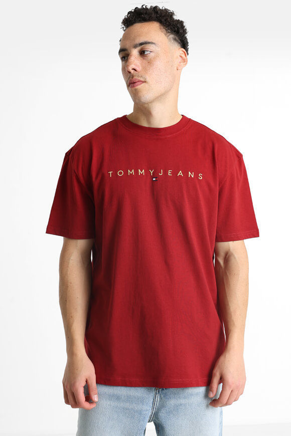 Tommy Jeans T-Shirt | Regatta Red | Herren  | M von Tommy Jeans