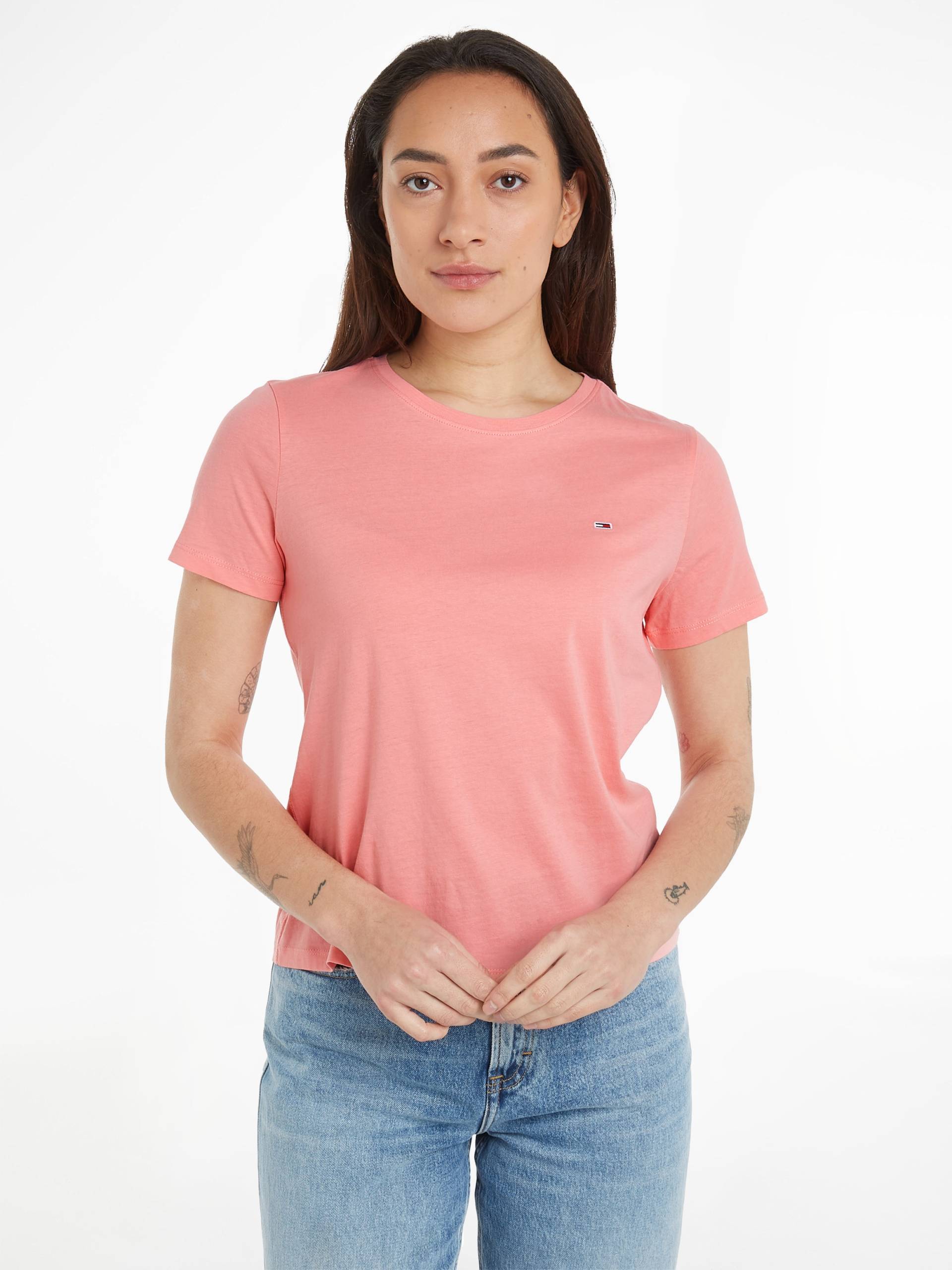 Tommy Jeans T-Shirt »Soft Jersey T Shirt«, aus weicher Jersey Qualität Rundhals Kurzarm Tommy Jeans T-Shirt »Soft Jersey T Shirt«, aus weicher Jersey Qualität Rundhals Kurzarm von Tommy Jeans