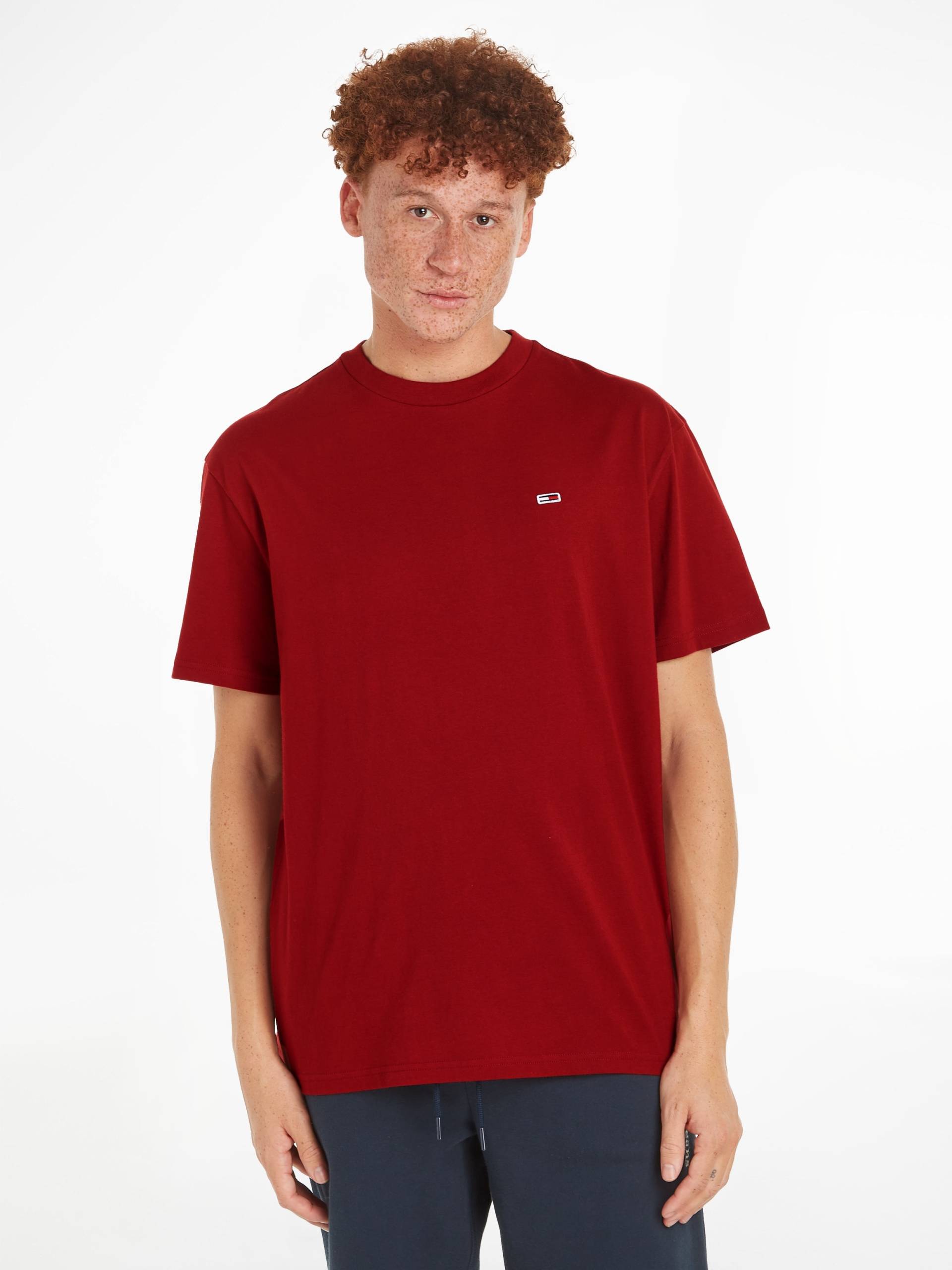 Tommy Jeans T-Shirt »TJM CLASSIC JERSEY C NECK«, mit Logostickerei von Tommy Jeans