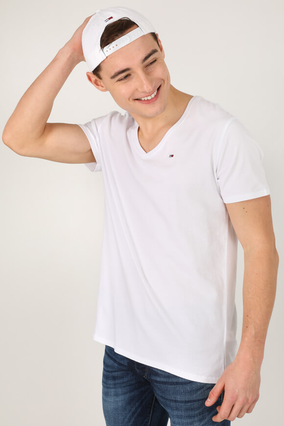 Tommy Jeans T-Shirt | Weiss | Herren  | XS von Tommy Jeans