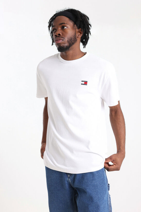 Tommy Jeans T-Shirt | White | Herren  | L von Tommy Jeans