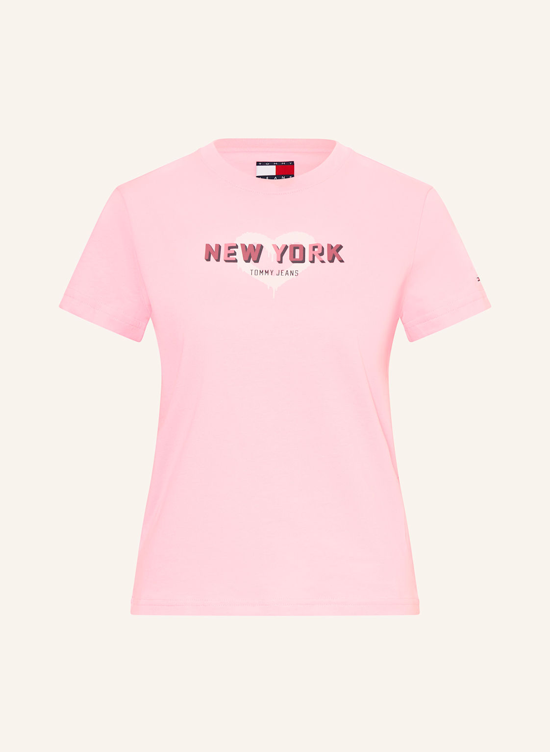 Tommy Jeans T-Shirt pink Tommy Jeans T-Shirt pink von Tommy Jeans
