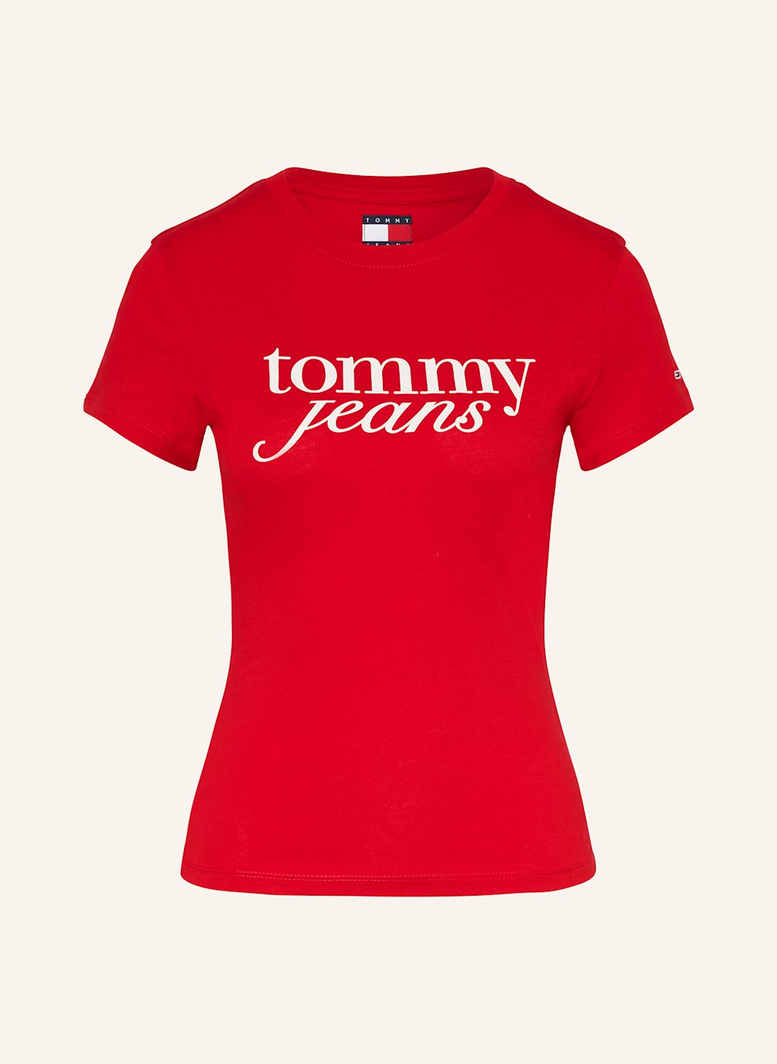 Tommy Jeans T-Shirt rot Tommy Jeans T-Shirt rot von Tommy Jeans