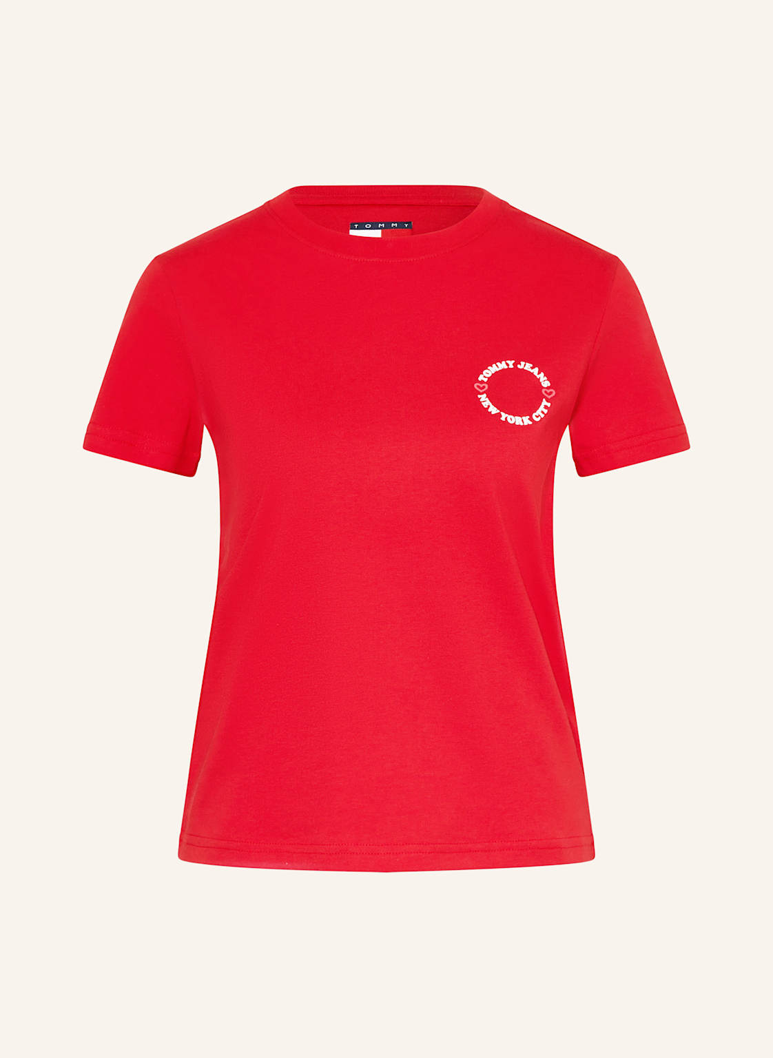 Tommy Jeans T-Shirt rot Tommy Jeans T-Shirt rot von Tommy Jeans