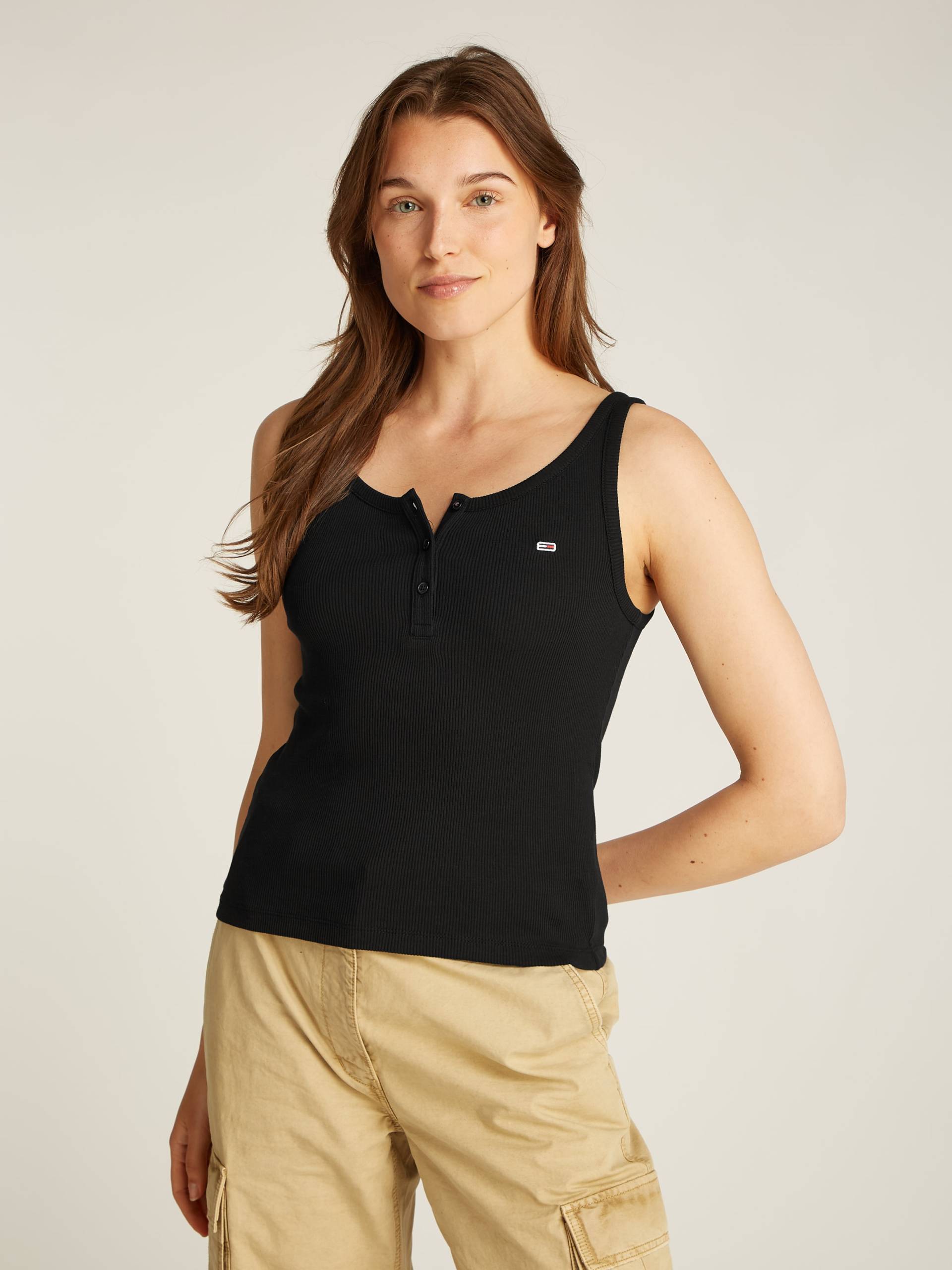 Tommy Jeans Tanktop »TJW SLIM BUTTON TANK«, mit Knopf Tommy Jeans Tanktop »TJW SLIM BUTTON TANK«, mit Knopf von Tommy Jeans