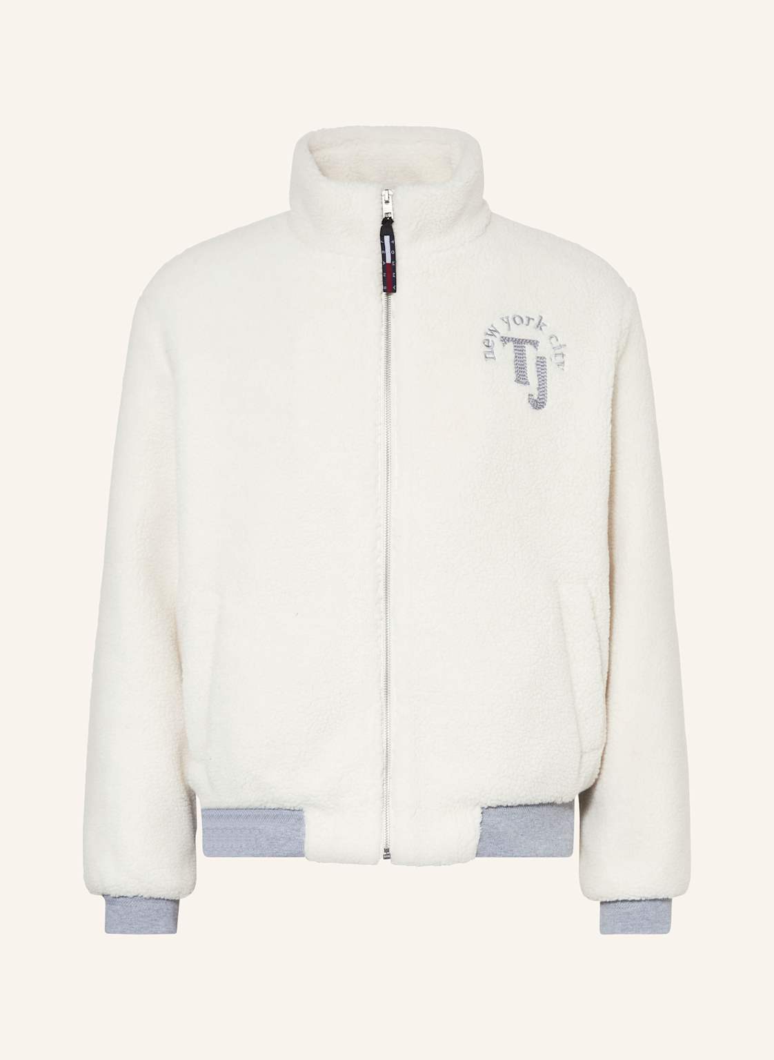 Tommy Jeans Teddyfell-Blouson weiss von Tommy Jeans