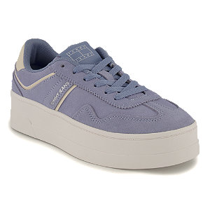 Tommy Jeans The Greenwich Flatform Damen Sneaker Blau von Tommy Jeans