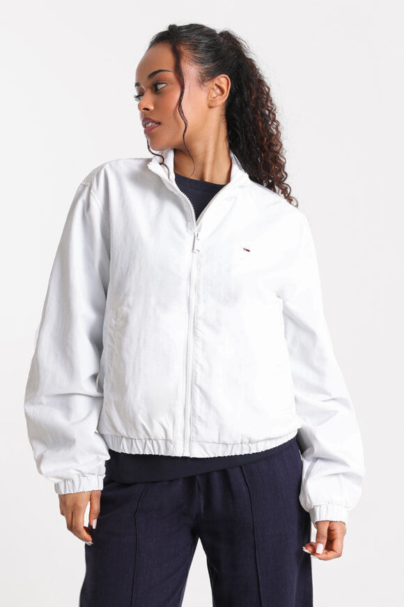 Tommy Jeans Windbreaker | White | Damen  | M von Tommy Jeans