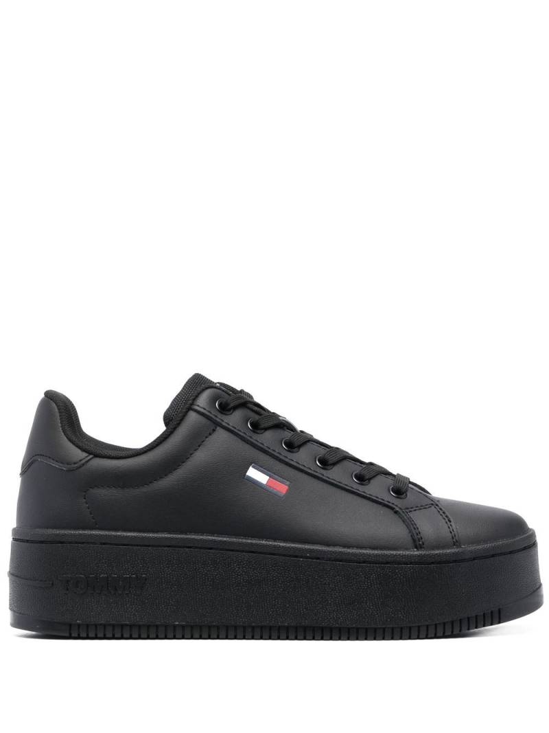 Tommy Jeans chunky-sole low-top sneakers - Black von Tommy Jeans