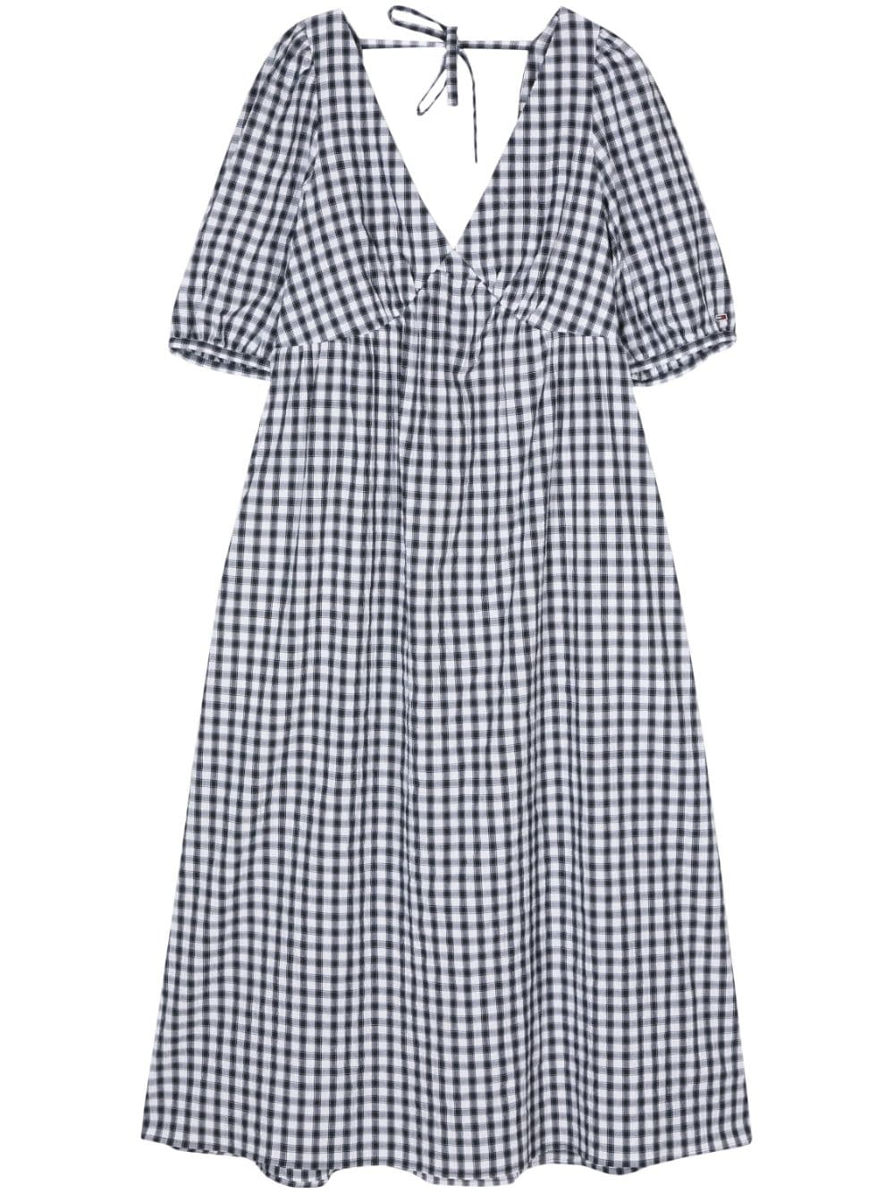 Tommy Jeans gingham midi dress - Blue von Tommy Jeans