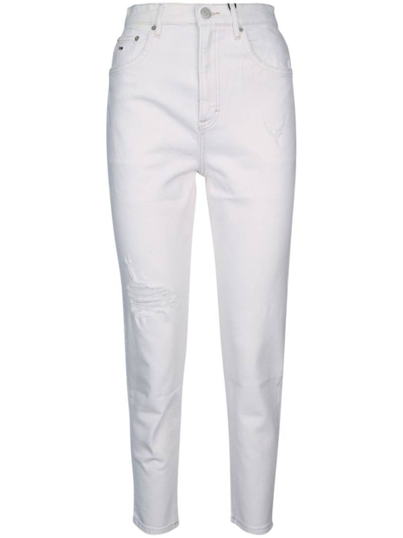 Tommy Jeans high-rise tapered jeans - White von Tommy Jeans