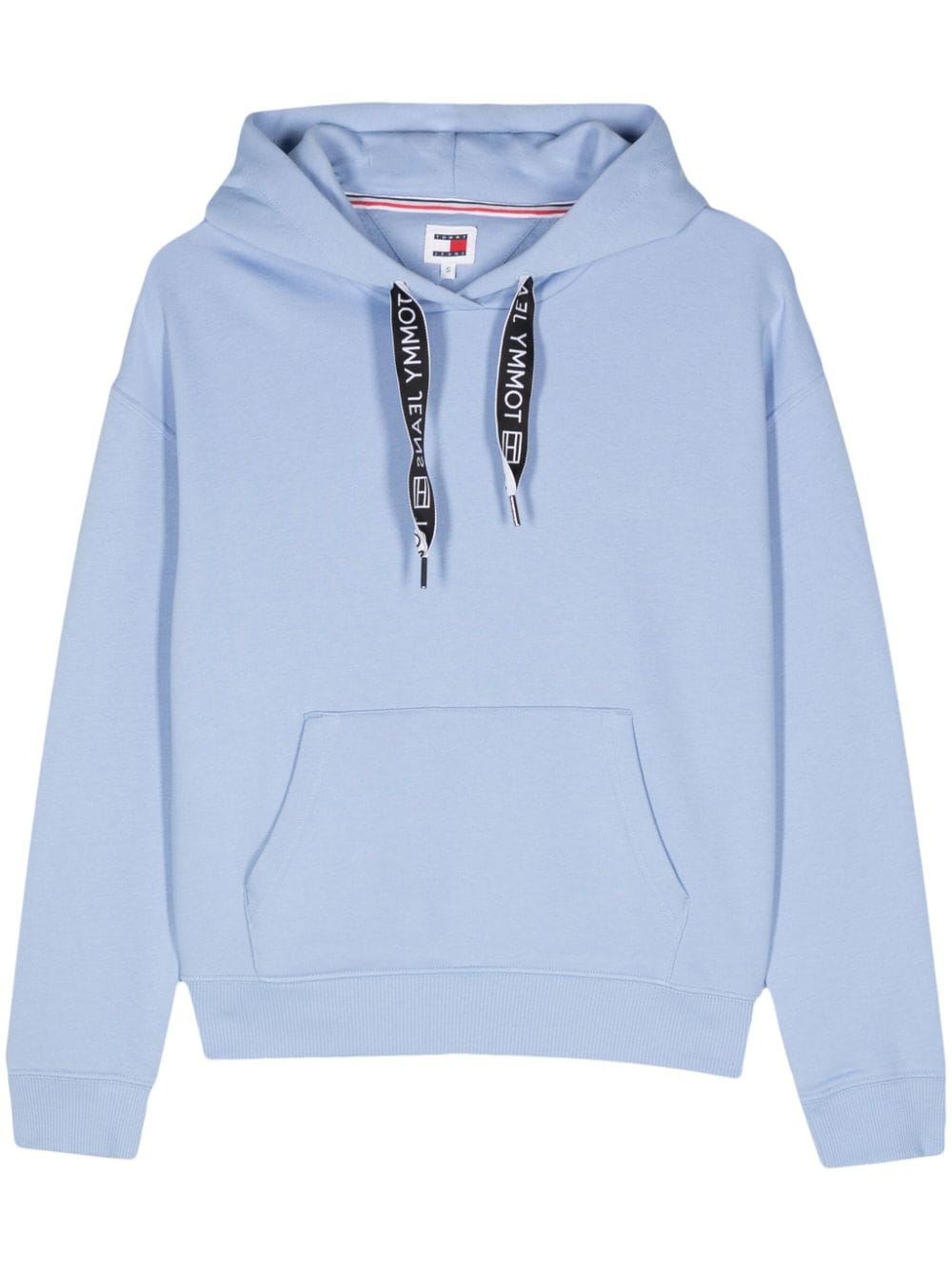 Tommy Jeans logo-drawstring cotton blend hoodie - Blue von Tommy Jeans