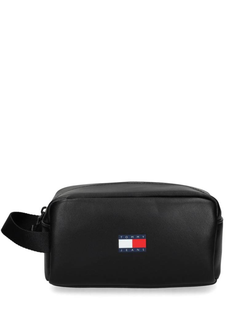 Tommy Jeans logo wash bag - Black von Tommy Jeans