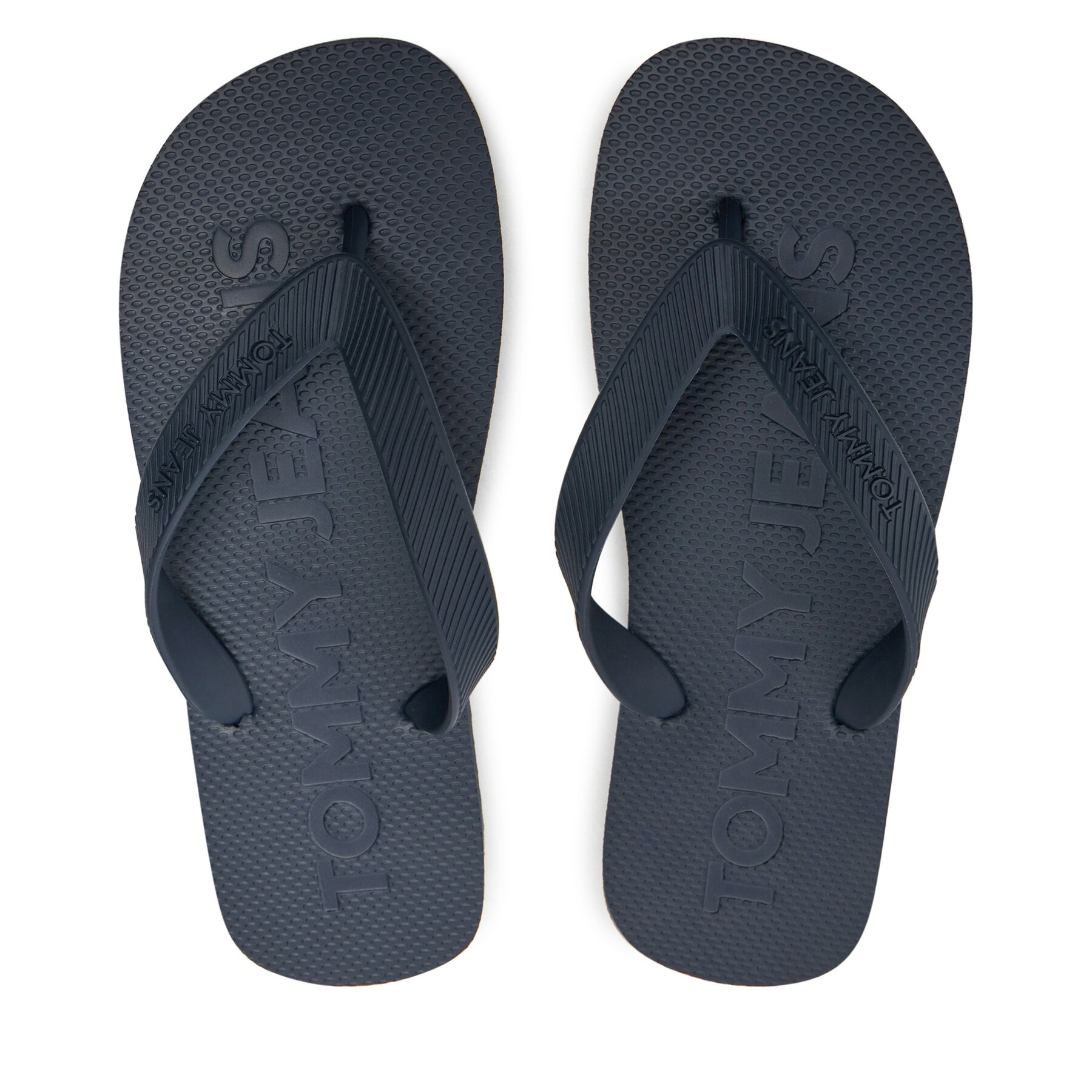 Zehentrenner Tommy Jeans Tjw Logo Flip Flop EN0EN02447 Dunkelblau von Tommy Jeans