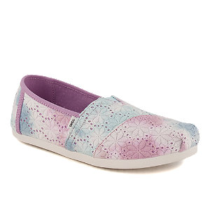 Toms Tie Dye Floral Damen Slipper Lila von Toms