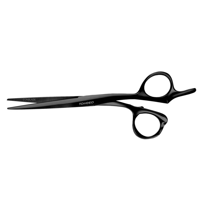 Tondeo Scissors - Zentao Black Offset Scissors 6.5" CONBLADE von Tondeo