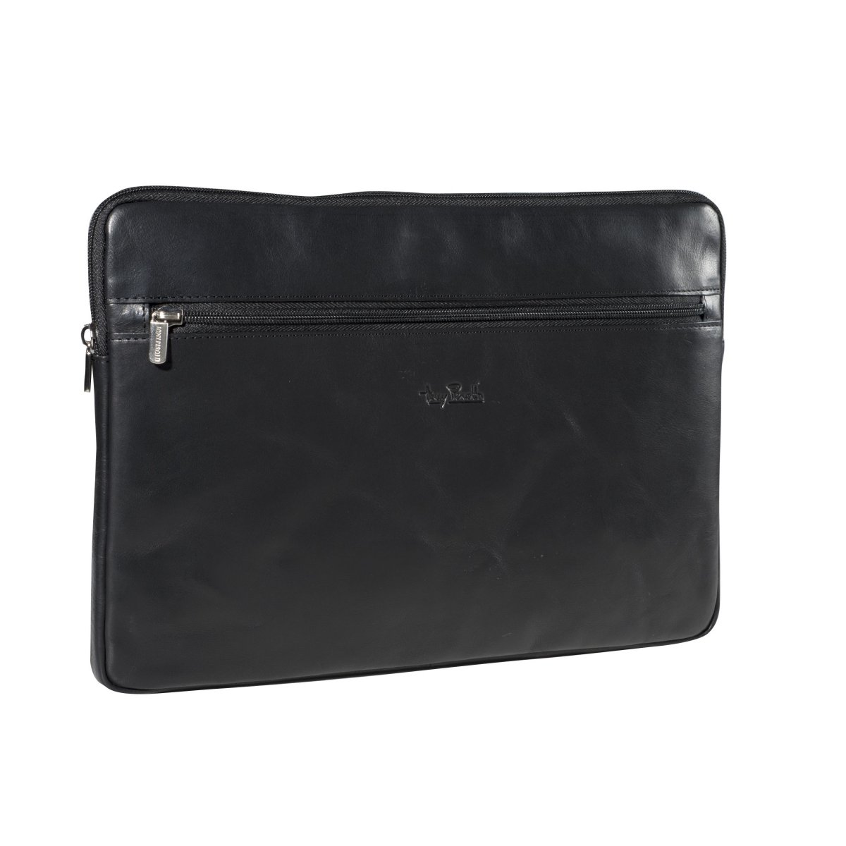 Leder Laptop Sleeve 13" in Schwarz von Tony Perotti