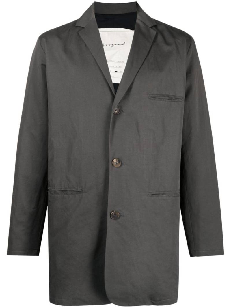 Toogood The Jacktar single-breasted blazer - Grey von Toogood