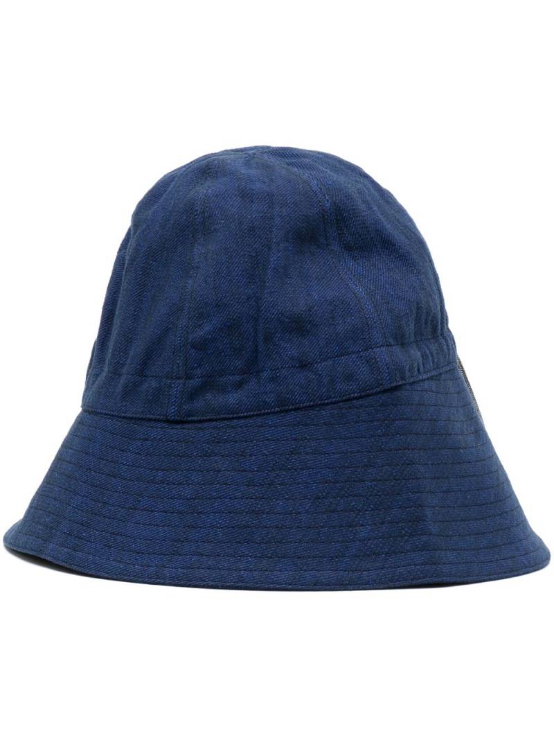 Toogood The Trawlerman cotton bucket hat - Blue von Toogood