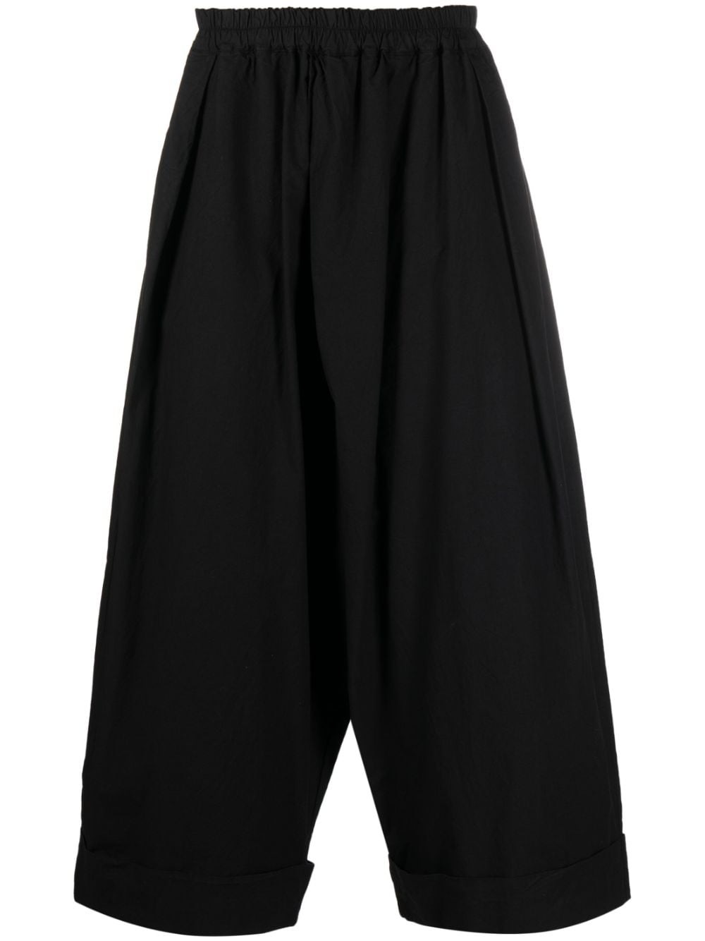 Toogood cropped wide-leg cotton trousers - Black von Toogood