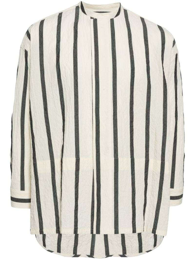 Toogood striped cotton shirt - Neutrals von Toogood