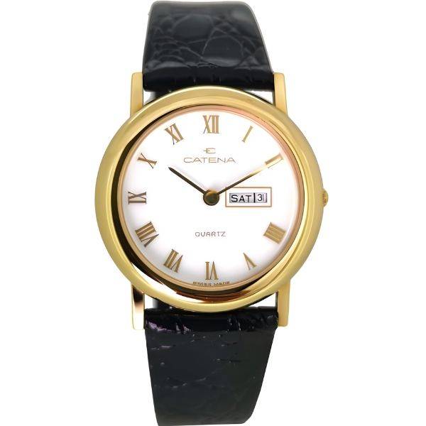 CATENA, Oxford, Tag und Datum, Quartzuhr weiss von Top Watches