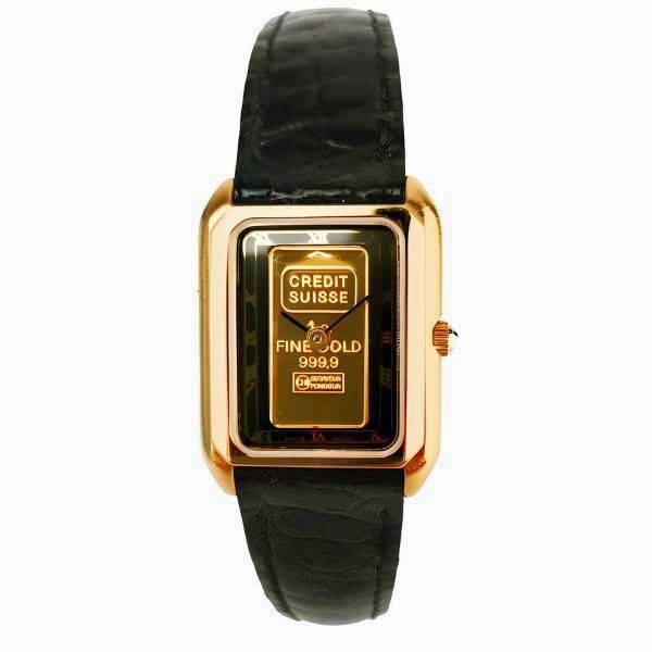 CATENA Lingot d'or, Quartzuhr mit echtem Goldbarren, schwarz von Top Watches