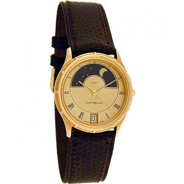 CATENA Lune, Quartz, Mondphasenuhr, champagne von Top Watches