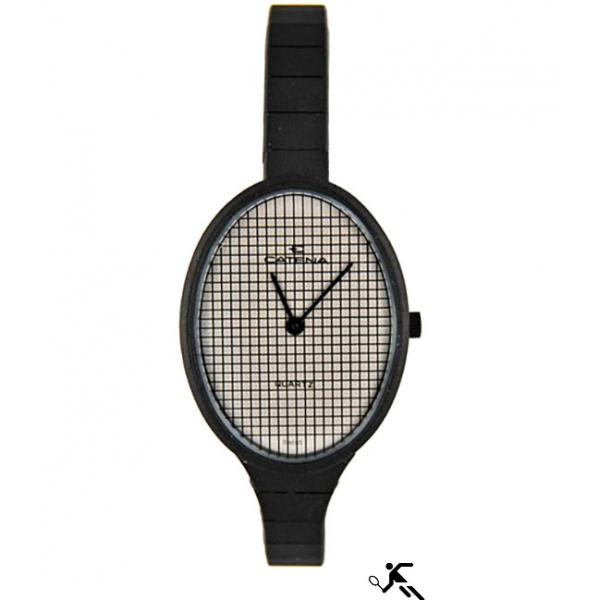 CATENA Racket, Tennis Quartzuhr, schwarz von Top Watches