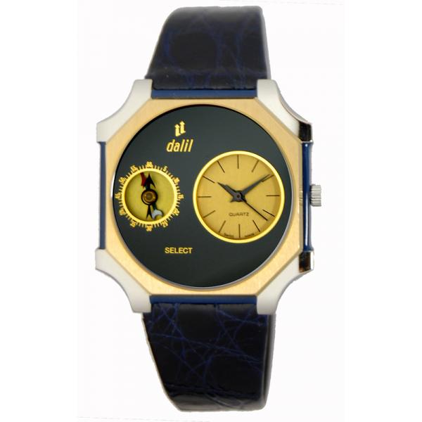 DALIL Swiss.NOS, Select Saphir De Luxe Kompassuhr, blau von Top Watches