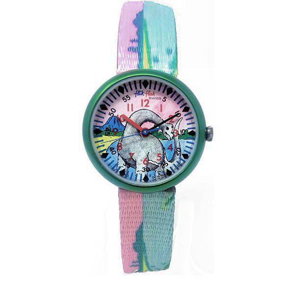 FLIK FLAK® Kinderuhr, Dino grün, Brachiosaurus von Top Watches