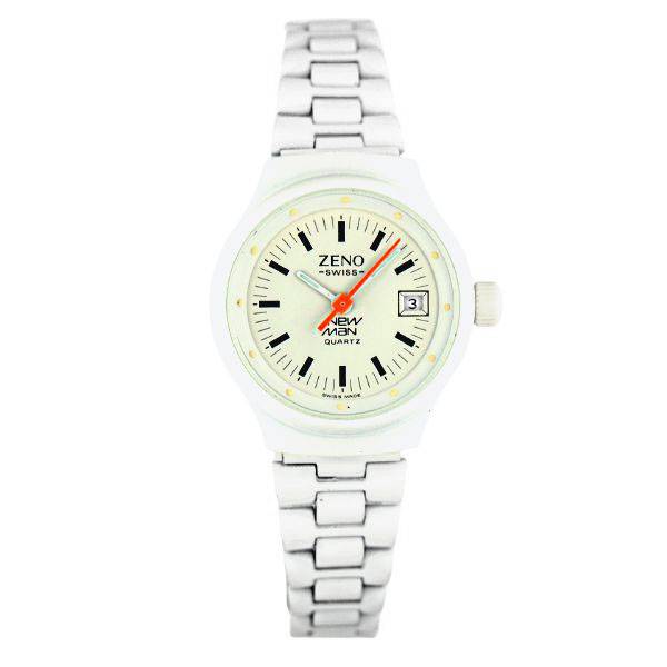 New White Damen Quartzuhr weiss von Top Watches