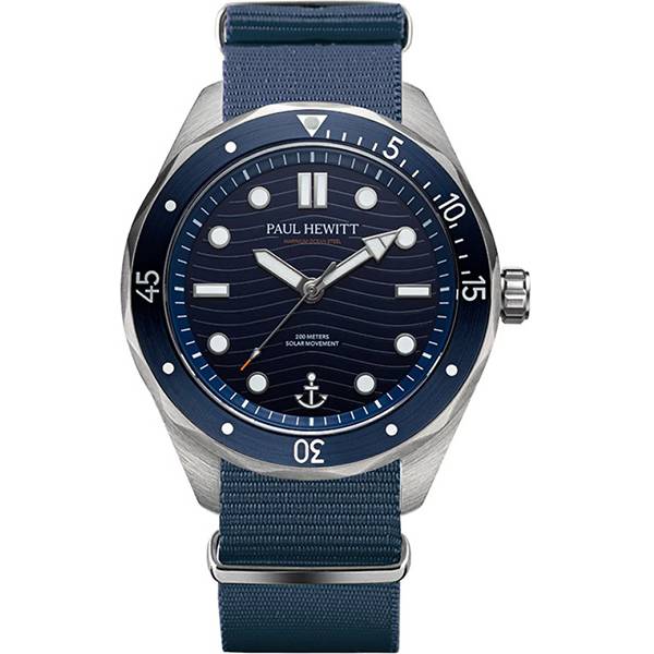 PAUL HEWITT Ocean Diver Solar Taucheruhr Nato blau von Top Watches