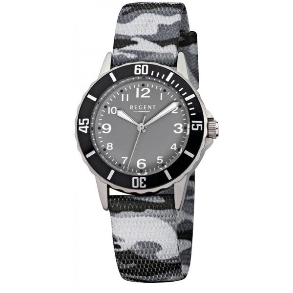 Quartz Kinderuhren, Camoflageband grau von Top Watches