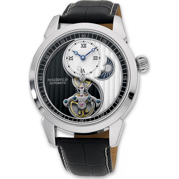 RESIDENCE Automatikuhr, Yin Yang Tag+Nacht Stahl von Top Watches