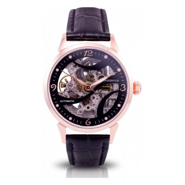 RESIDENCE Skelett Automatikuhr, Wave 35 schwarz von Top Watches